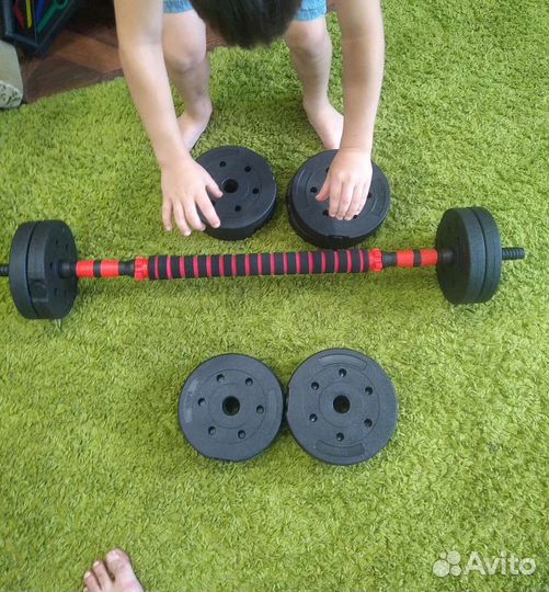 Гантели/штанга 20 кг новые