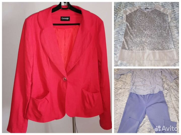 Вещи женские 46 р. Лен, хлопок