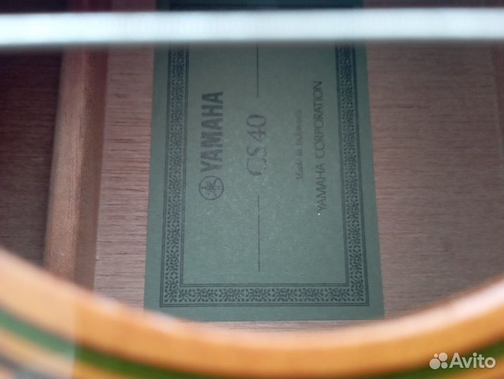 Классическая гитара yamaha CS40 три четверти(3/4)