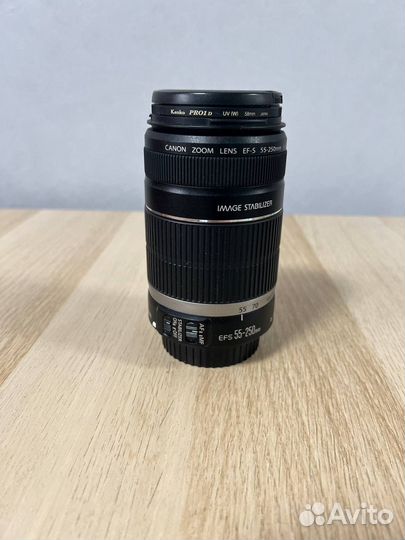 Объектив canon ef s 55 250mm