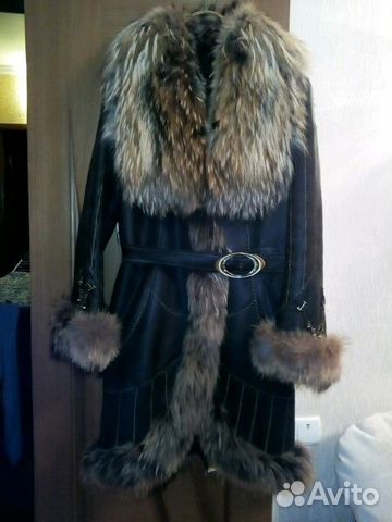 Дубленка женская р. 46-48