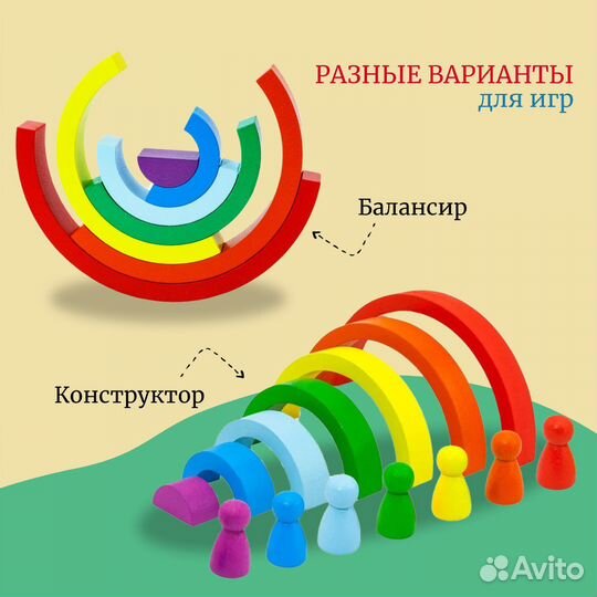 Развивающие деревянные игрушки