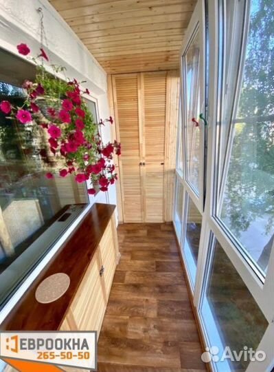 Остекление\ремонт балконов лоджий под ключ Волгогр