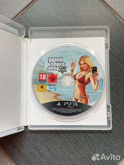 Диски на PS3 GTA 5