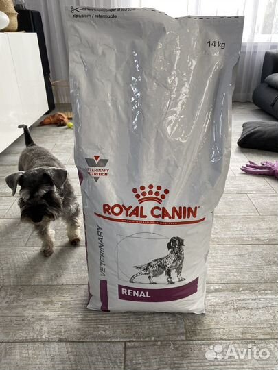 Корм для собак Royal Canin Renal 14кг. Лечебный