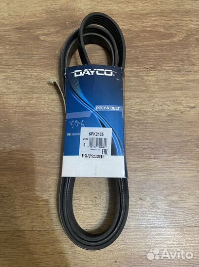 Ремень на Кия поликлиновой dayco арт. 6pk2135
