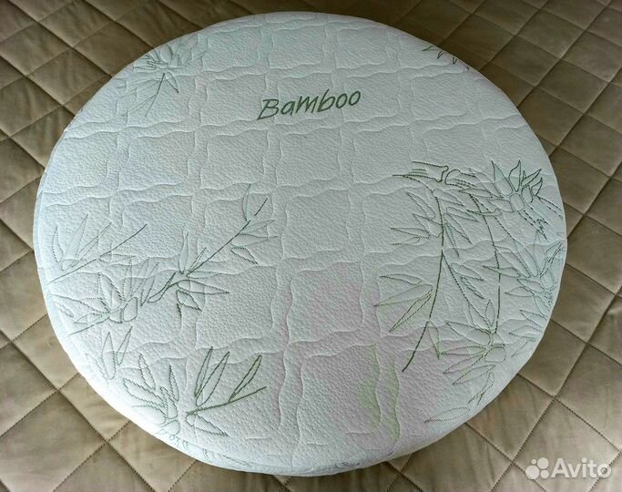 Круглый матрас+наматрасник в детскую кроватку