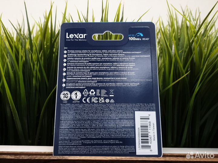 Карта памяти Lexar 32/64/128GB