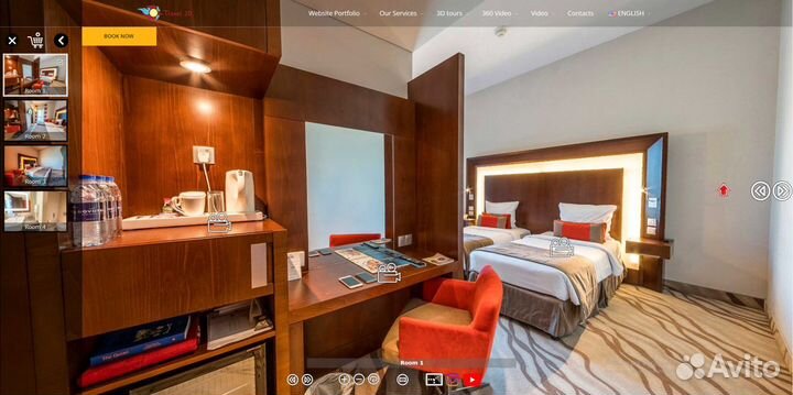 3D туры для отеля, Виртуальный 3D тур, панорамы