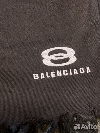 Balenciaga шорты с бахромой opium