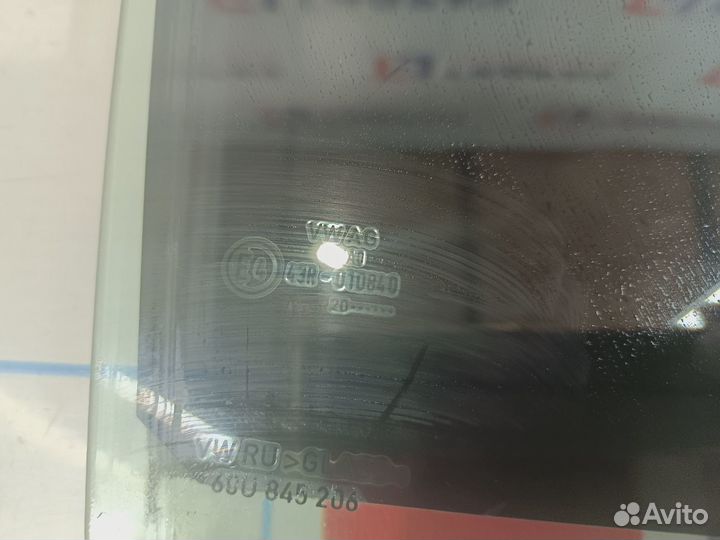 Стекло двери задней правой Volkswagen Polo (Mk6) 6