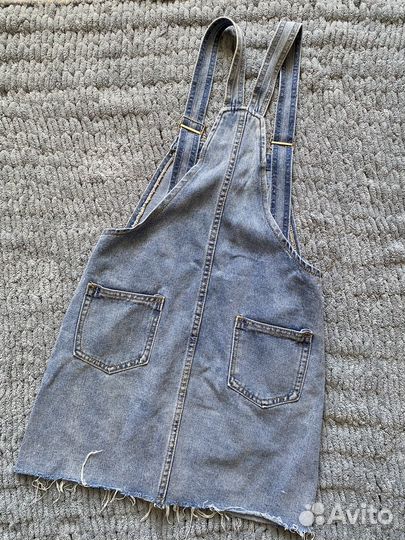 Джинсовый сарафан 42