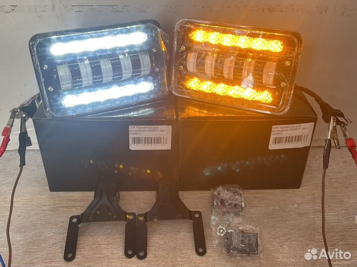 Led универсальный фара 100w далный ближний