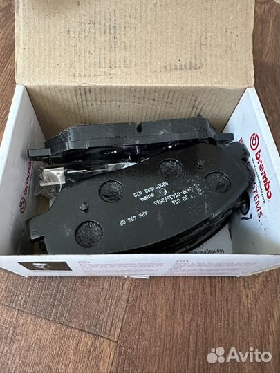 Колодки тормозные передние Brembo 30036 Hyundai