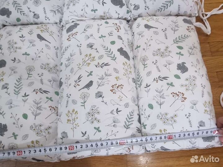 Бортики б/у в детскую круглую/овальную кроватку