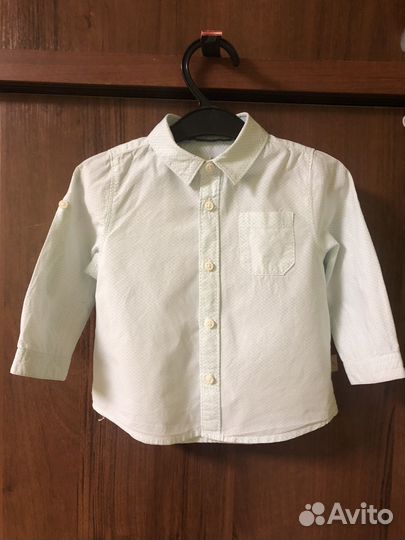 Рубашка Zara 74-80 для мальчика