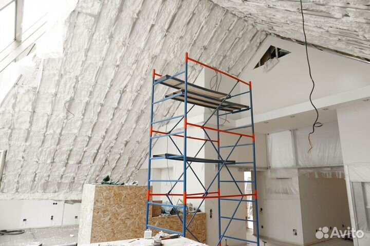 Утепление пенополиуретаном (ппу). Только от 100 м2