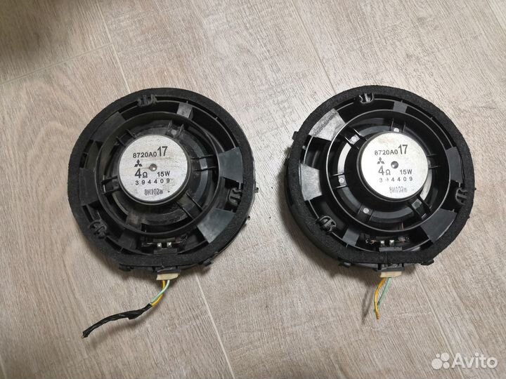 Штатные динамики mitsubishi lancer x