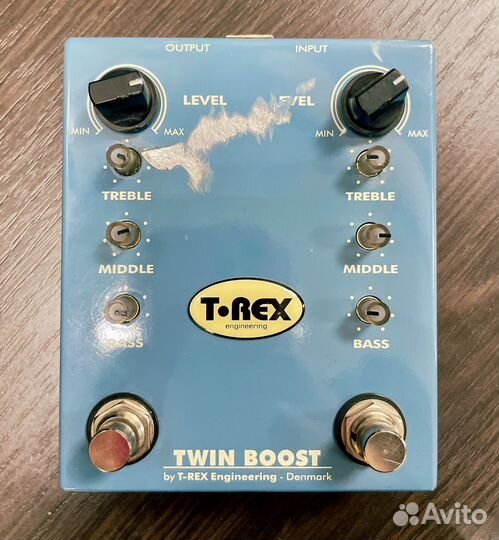 Гитарная педаль t-rex twin boost
