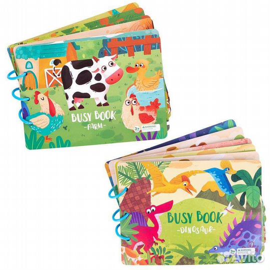 Обучающая книга-игра по системе Монтессори