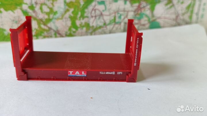 Модель контейнер Flat 20F TAL Herpa 1/87 HO