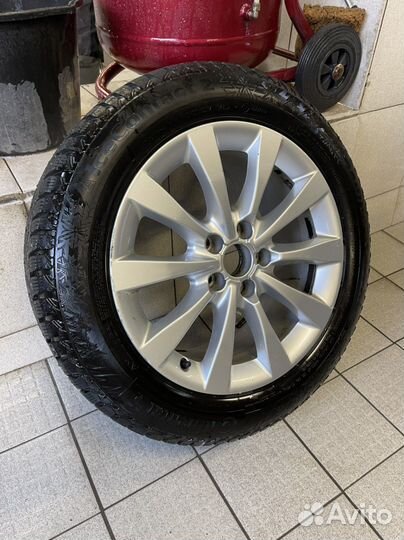Колеса в сборе r17 зимние шип для Audi
