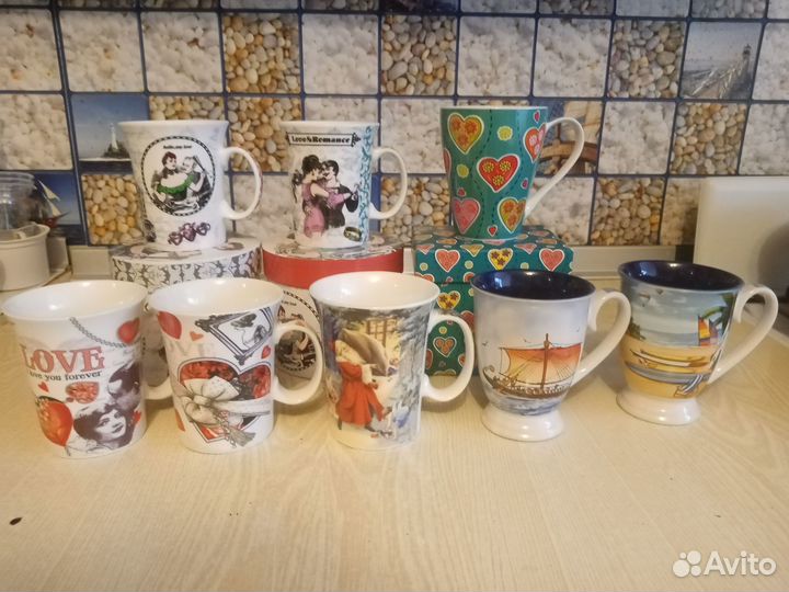 Кружки подарочные новые