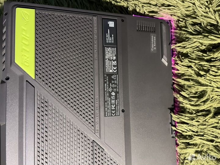 Ноутбук Asus ROG strix G15 G513RM-HQ171