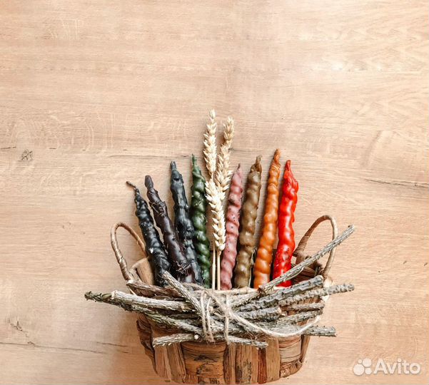 Свечи маканые