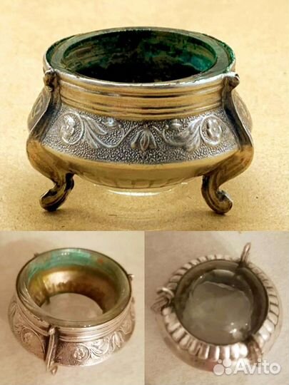 Солонка мельхиор