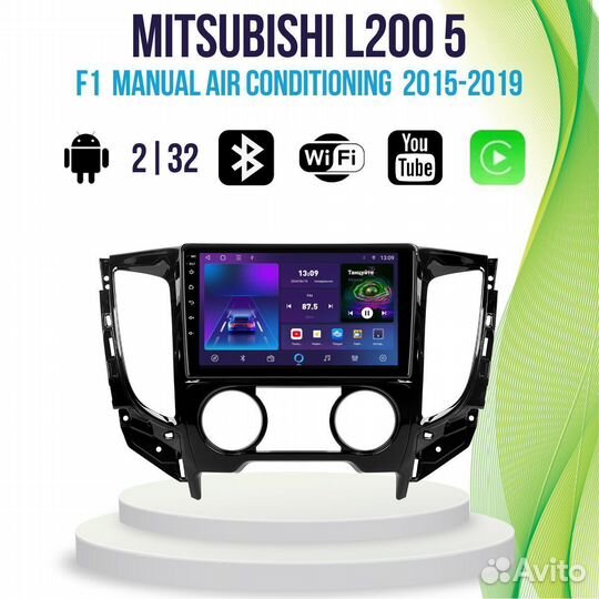 Магнитола Mitsubishi L200 5 TS7Pro 2/32 Android