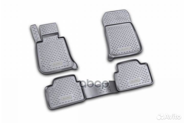 Коврики в салон BMW 3, 2006-2012 4 шт. (полиур