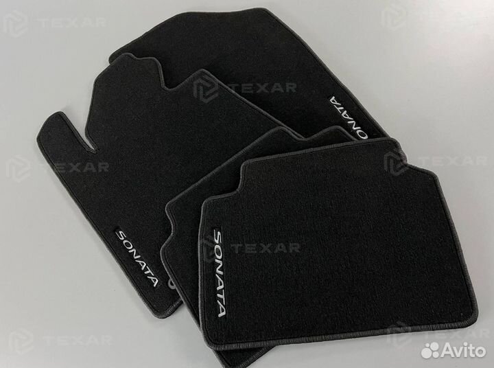 Коврики на Hyundai Sonata DN8 ворсовые