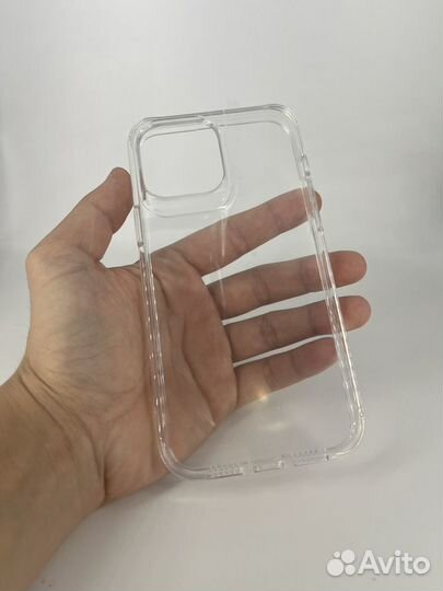 Пластиковый прозрачный чехол для iPhone 13 pro max