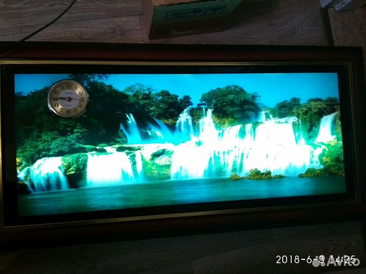 Картина Водопад с подсветкой