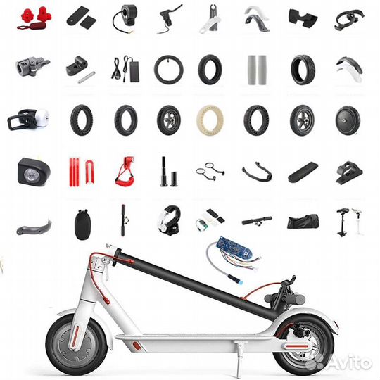 Запчасти на самокат xiaomi M365