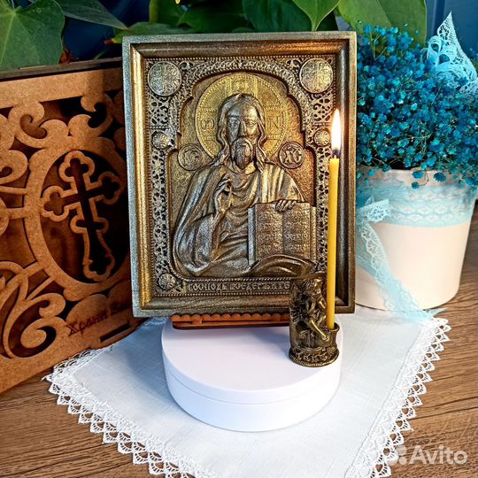 Икона Спас Вседержитель Подарочная упаковка