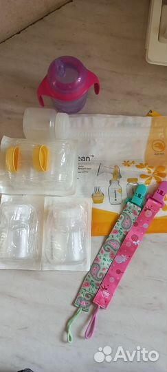 Молокоотсос, бутылки, пакеты для молока