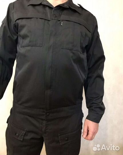 Черная форма охранника на рост 185-189