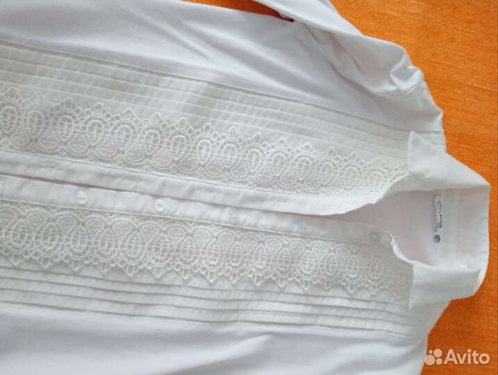 Блузка белая для девочек