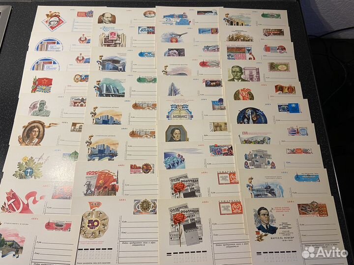 Авиа открытки и почтовые конверты СССР