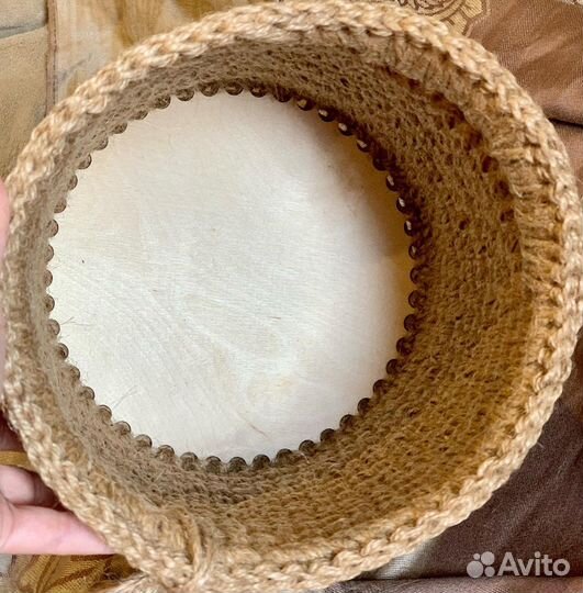 Корзина из джута