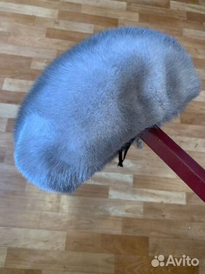 Шапки береты женские из меха норки