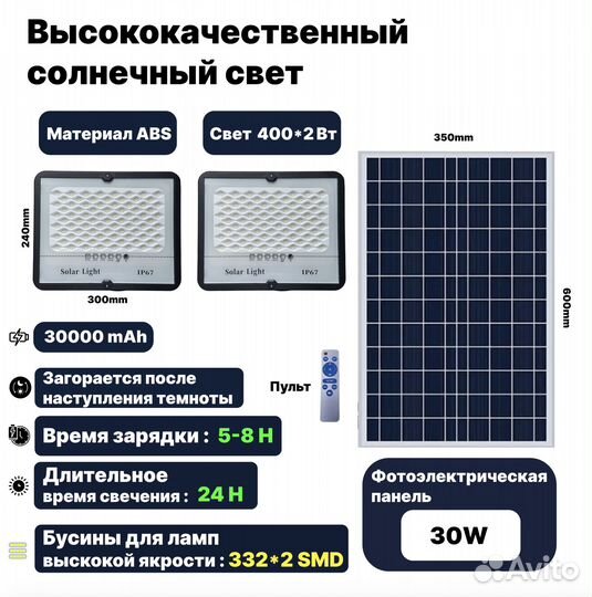 Уличный светильник LED