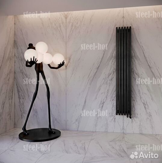 Вертикальный трубчатый радиатор Steel-Hot от завод