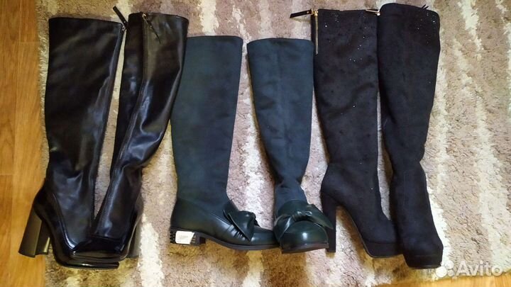 Сапоги ботфорты
