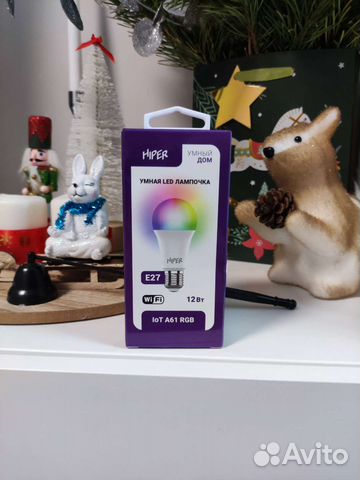 Умная лампочка Hiper IoT A61 RGB (12 Вт)