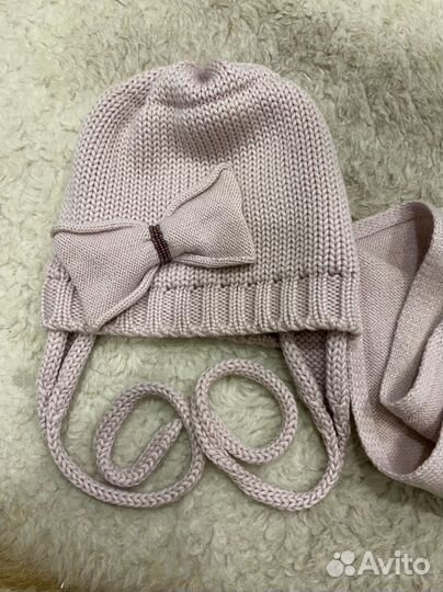 Комплект зимний katya шапка и шарф 50-52р