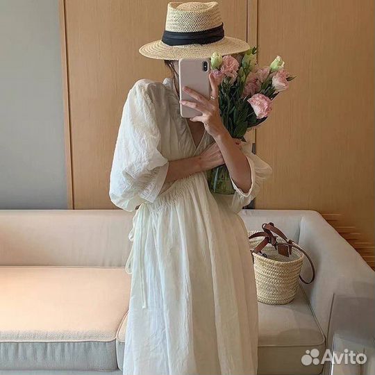 Платье белое 46 48