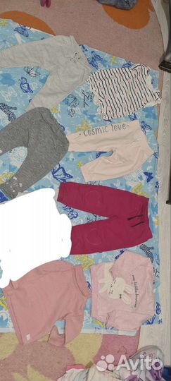Вещи пакетом на девочку 80 92